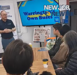 Warrington bus driver careers talk